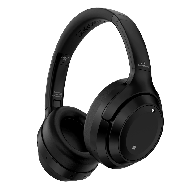 SoundMAGIC声美P60BT ANC包耳式主动混合降噪蓝牙耳机